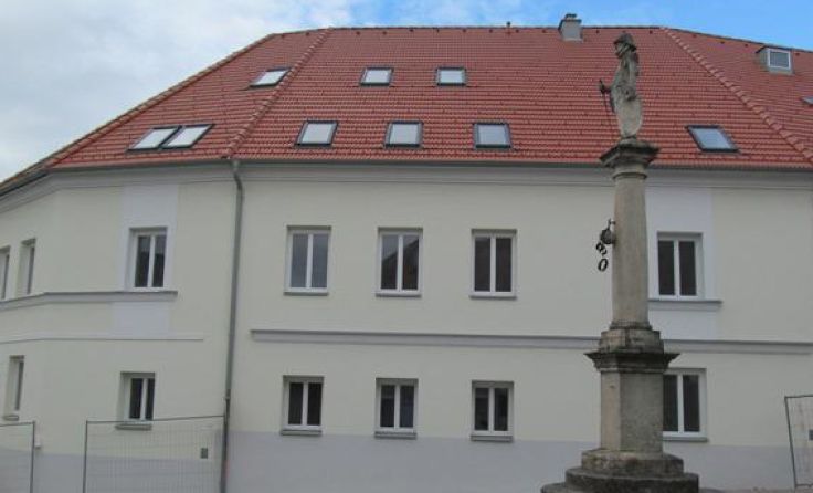 Am Oberen Markt entstehen derzeit 23 Wohneinheiten. Foto: Gemeinde