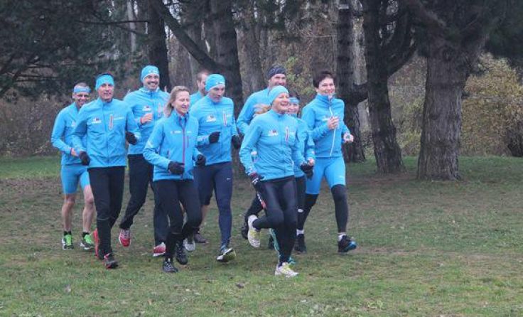Die Mitglieder des LCU Pyhra laufen auch im Winter mit Begeisterung. Foto: LCU