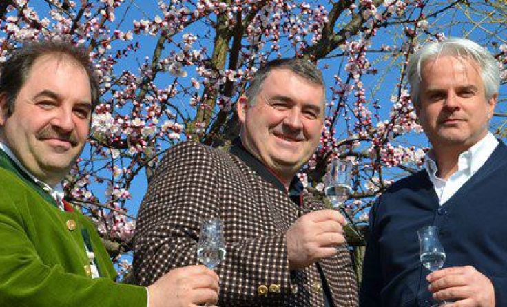 Die drei Getzersdorfer Edelbrenner (v. li.): Andreas Parzer, Johann Andert, Erich Ringhofer