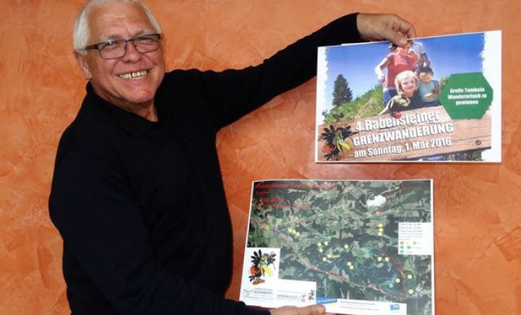 Johann Brodtrager freut sich auf viele Wanderer. Foto: Gottfried Auer