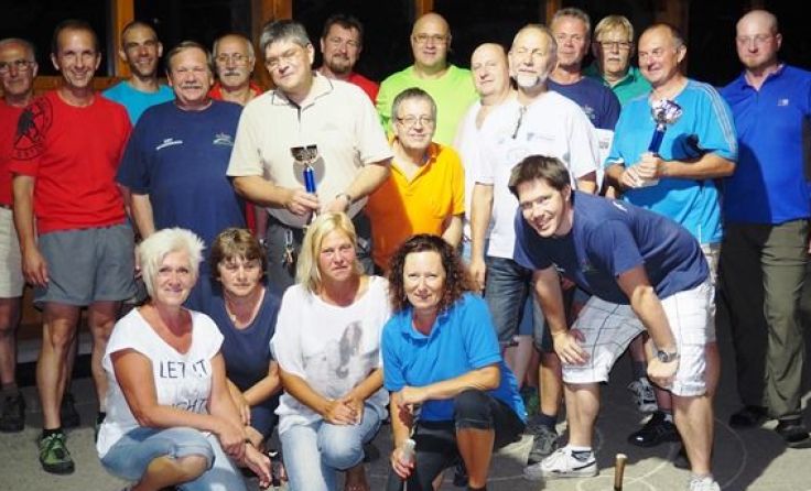 Beste Laune beim Hobbyturnier des ESV-Schwerbach Foto: zVg