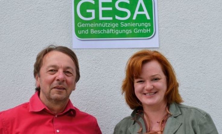 Johann Lechner und Beatrix Beneder Foto: GESA