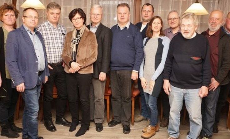 Beim ersten Stammtisch in Prinzersdorf ... 