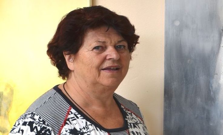 Renate Minarz will mit ihrem Werk im Betrachter etwas zum Klingen bringen. Foto: mai