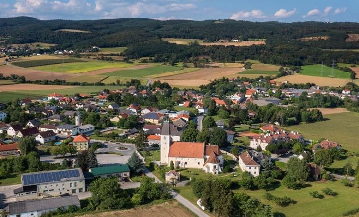Blick auf die Gemeinde Hafnerbach Foto: zVg