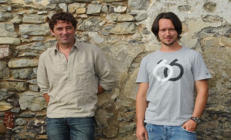 Die Band-Gründungsmitglieder von "Opfekompott"