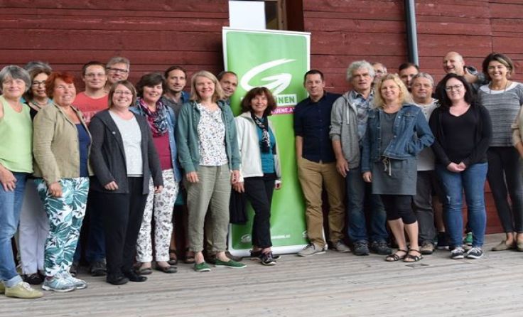 Gruppenfoto der Grünen im Bezirk St. Pölten Foto: Die Grünen NÖ