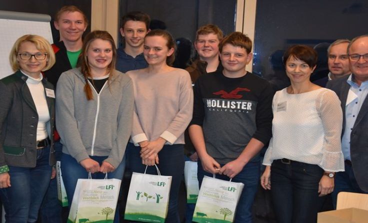 Die Landwirtschaftskammer-Quizprofis der Fachschule Schlierbach Foto: LK OÖ