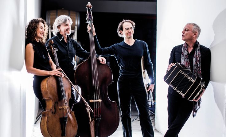 Das Paier Valcic Quartet verwandelt Filmszenen in Klangbilder. Foto: Michael Reidinger