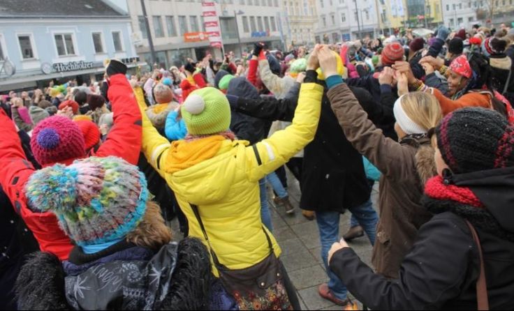 One Billion Rising in Amstetten 2018 Foto: Fotos: Bianca Palmetzhofer