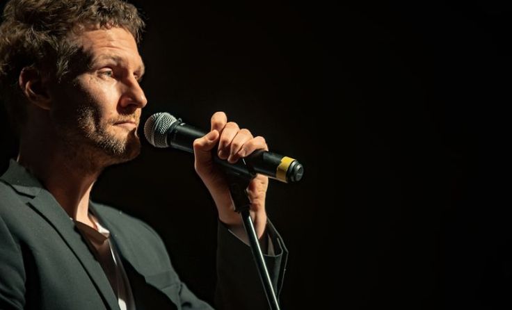 Maik Martschinkowsky beim Wettstreit der Worte Foto: TJ Photography