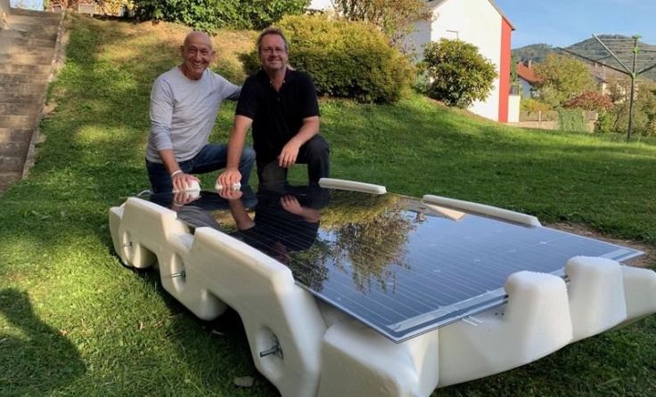 (v.l.) Gerold Guger und Martin Aichinger von SolOcean Foto: SolOcean