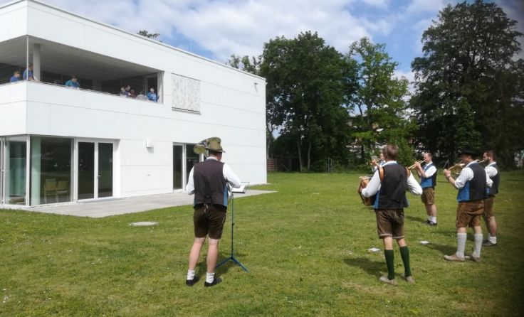 Windhager Musiker sorgten für Abwechslung und Unterhaltung. Foto: Maria Übellacker