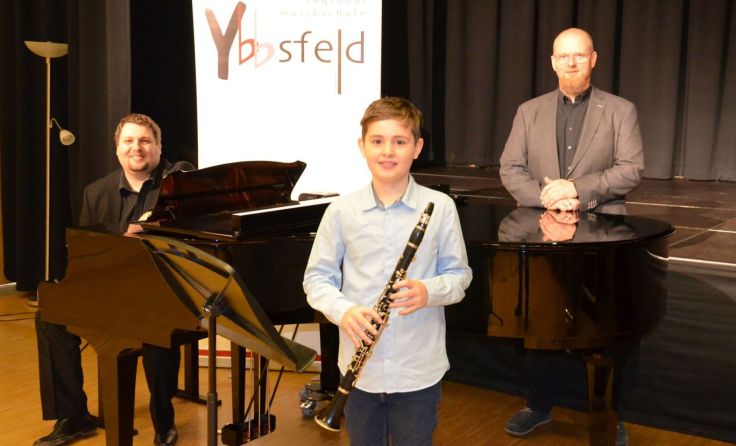 (v.l.) Jozsef Kollar, Dominic Kriener, Manfred Hochholzer Foto: Musikschule Ybbsfeld