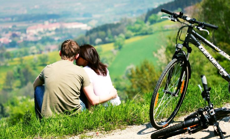 Eine aussichtsreiche Tour für geübte Radfahrer Foto: Mostviertel Tourismus/weinfranz.at