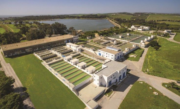 Bereits realisierte Trinkwasseraufbereitungsanlage in Tunesien (Ghedir el Golla) (Foto: GIS Aqua)