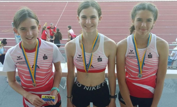 (v.l.) Die Athletinnen Laura Tatzreiter, Livia Taibon und Chiara Vojtek (Foto: LCA Umdasch)