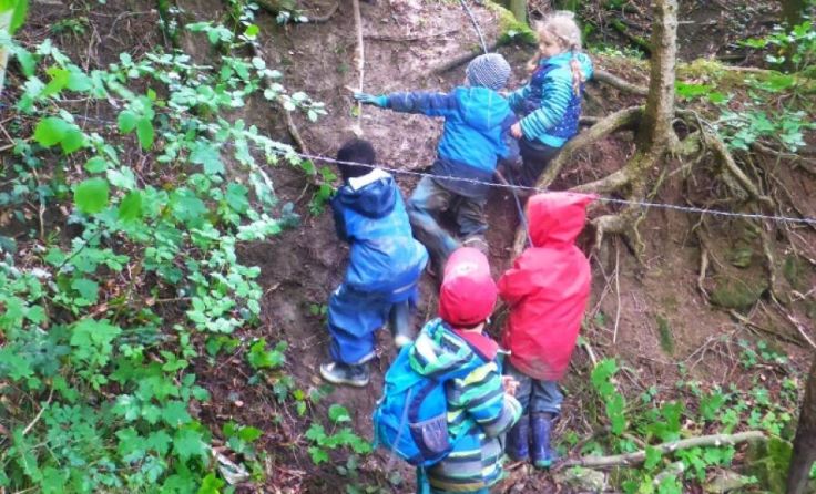 Kids auf spannender Entdeckungsreise in der Natur (Foto: net for future GmbH)