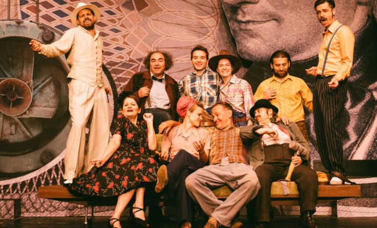 Das Ensemble des Haager Theatersommers in Aktion (Foto: www.theatersommer.at)