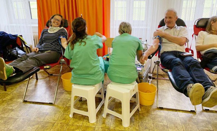 Blut spenden rettet Leben! (Foto: Wolfgang Zarl)