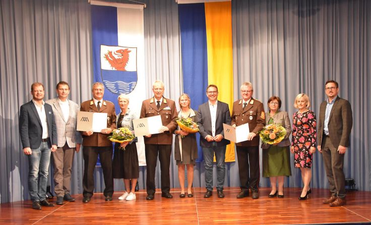 Verleihung der Ehrenringe (Foto: Stadtgemeinde Amstetten)