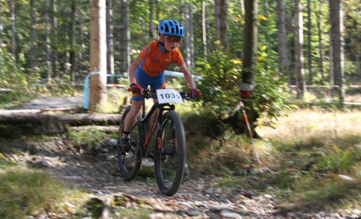 Platz 1 für Hannah Haimberger (U13) beim Rennen in Obertraun (OÖ) (Foto: SV Kürnberg)