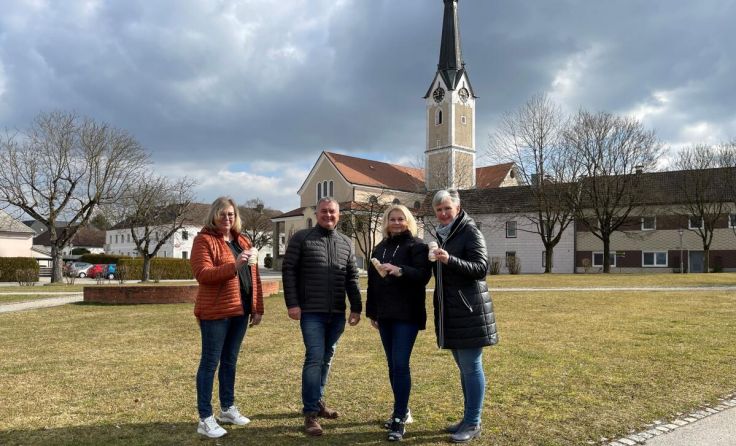 Claudia Weinbrenner; Anton Geister; Doris Koch, MSc; Martina Wadl. (Foto: Stadtgemeinde Amstetten)
