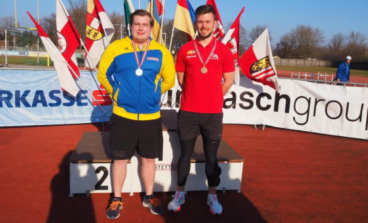 Medaillengewinner Rameder und Ursprunger (Foto: LCA Umdasch Amstetten)