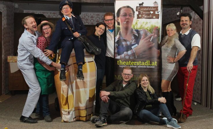Der Theaterverein Euratsfeld freut sich auf die Vorstellungen. (Foto: Markus Mock)