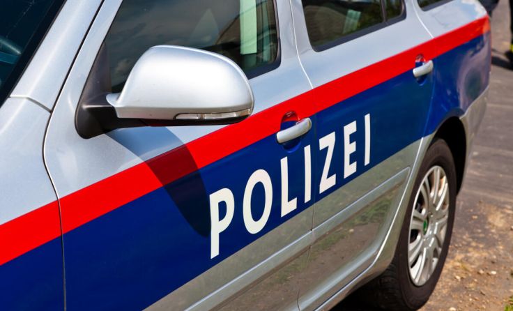 Meldung der Polizei (Foto: Erwin Wodicka)