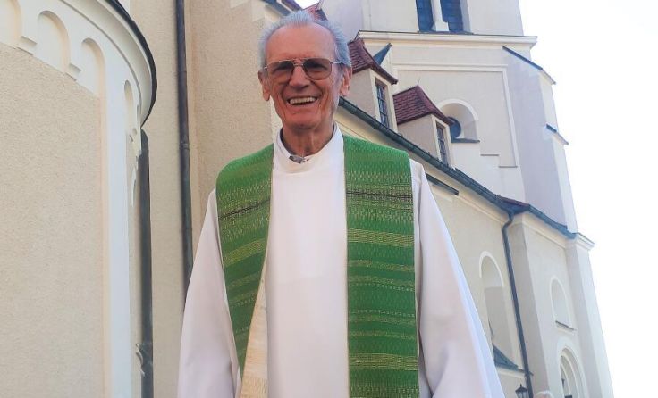 Pater Johann Kiesling in Amstetten (Foto: Wolfgang Zarl)