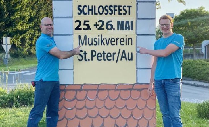 Der Musikverein lädt zum Schlossfest (Foto: Musikverein St. Peter/Au)