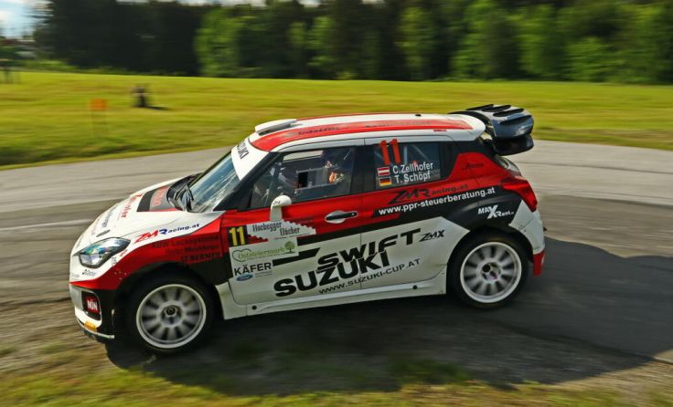 Christoph Zellhofer in Hartberg (Foto: Daniel Fessl - rallyepics.at)