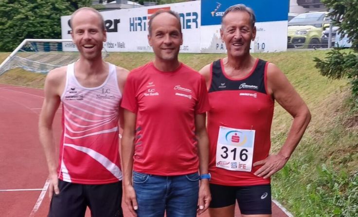 Die erfolgreichen Masters v.l. Gröblinger, Waser und Walter (Foto: LC Neufurth)