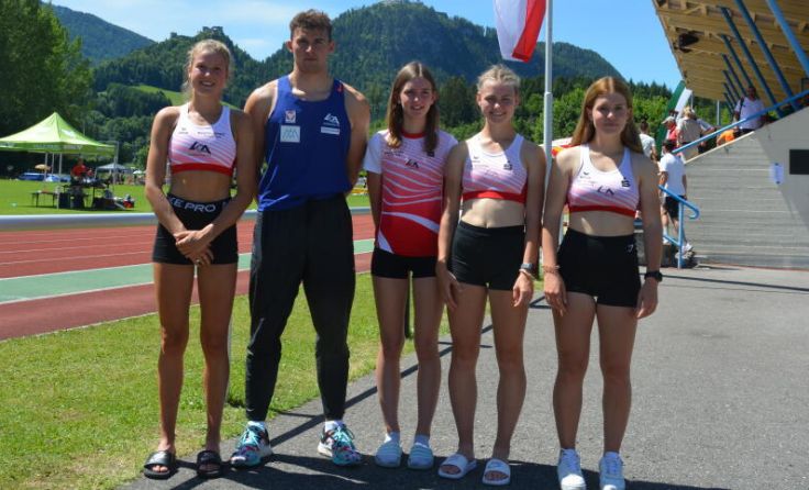 Erfolgreiche Athleten in Reutte (Foto: LCA Umdasch Amstetten)