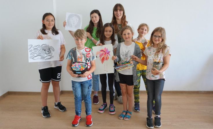 Die Malakademie kommt bei den Kids gut an. (Foto: Malakademie Amstetten)