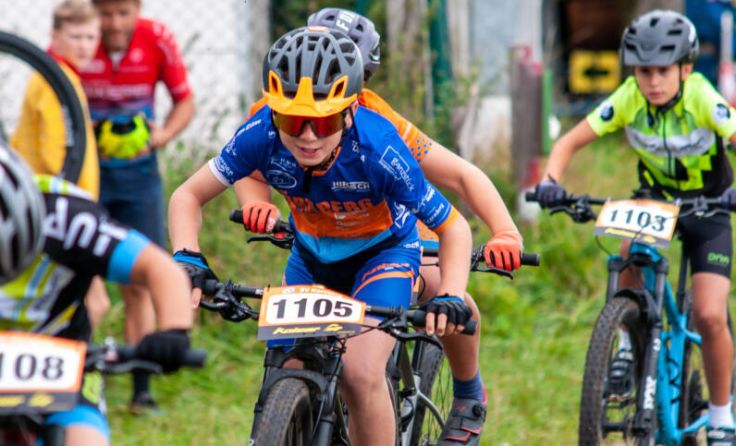 Henrik Kammerhofer jubelte über einen 1. Platz in der Altersklasse U11 (Foto: Helmut Haunschmid)