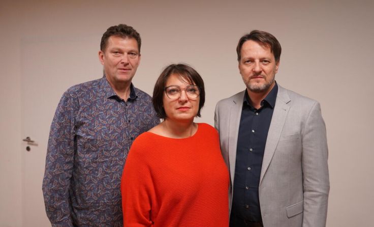(V. l.) Die SPÖ-Politiker Helfried Blutsch, Elisabeth Asanger und Gerhard Riegler (Foto: SPÖ)