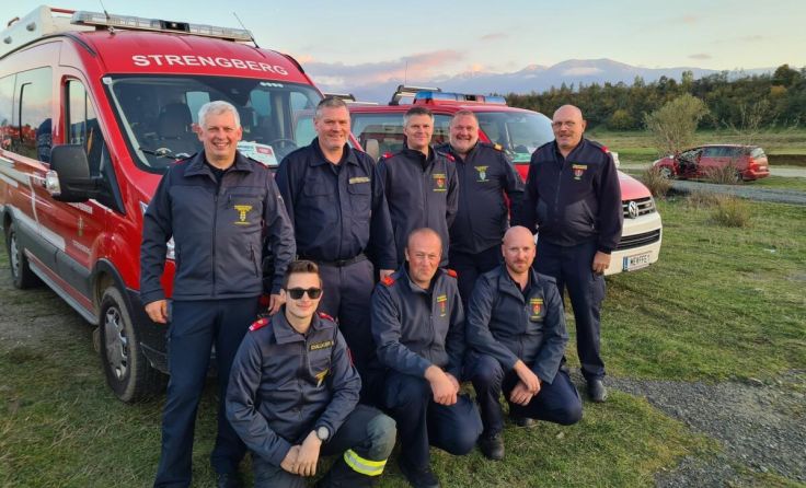 Bezirks-Feuerwehrleute in Rumänien (Foto: Bfkdo Amstetten)
