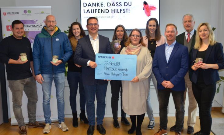 Die Veranstalter und Sponsoren freuen sich über den Spendenrekord. (Foto: mai)