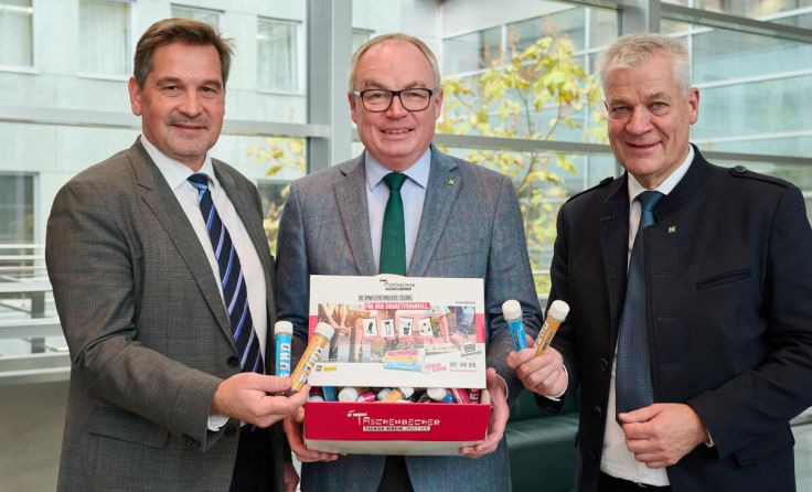 (V. l.) Werner Krammer, Stephan Pernkopf, Anton Kasser (Foto: NLK Pfeiffer)