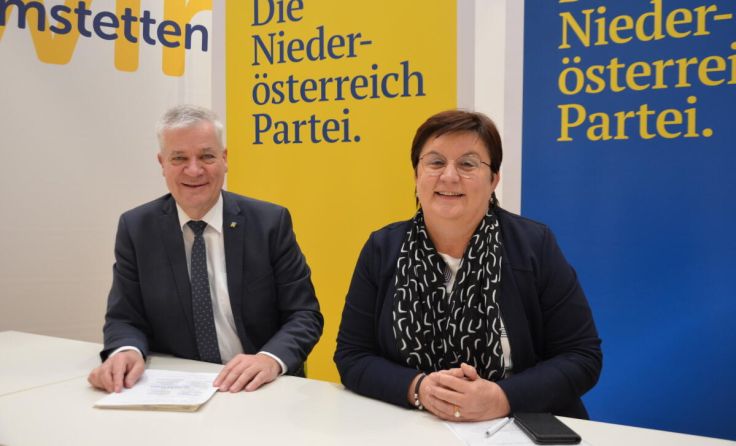Die ÖVP-Landtagsabgeordneten Michaela Hinterholzer und Anton Kasser zogen Bilanz. (Foto: mai)