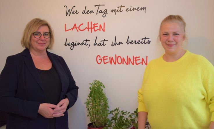 Claudia Weinbrenner (l.) und Birgit Huber (Foto: Stadtgemeinde Amstetten)