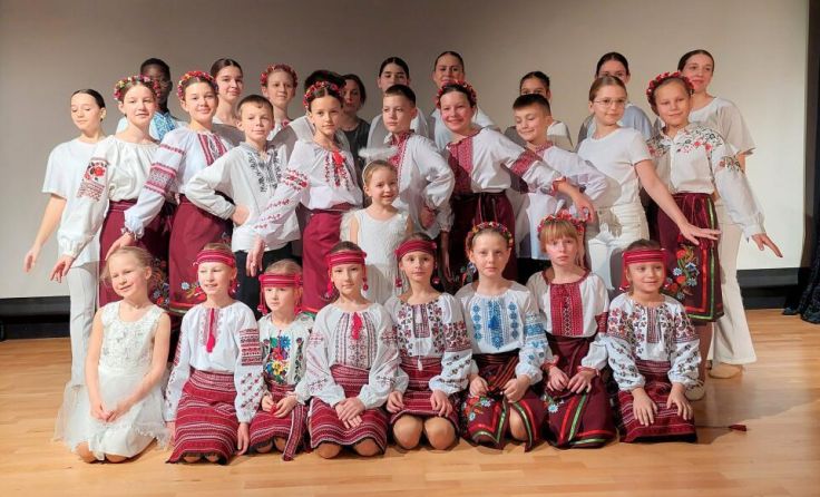 Die ukrainische Kinderballettgruppe "Viserunky" aus Linz (Foto: Christian Köstler)