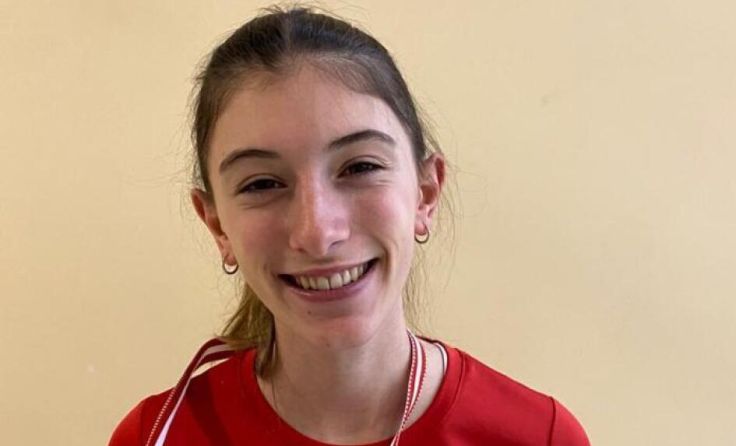Nicole Prauchner freute sich in Linz über eine Silbermedaille. (Foto: LC Neufurth)