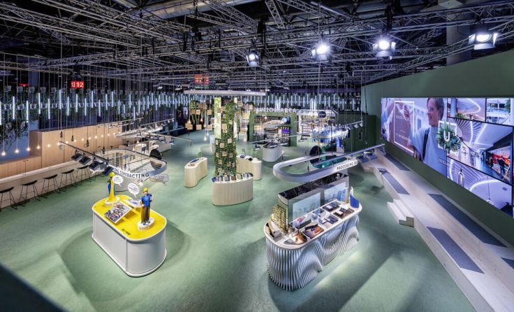 Der umdasch-Messestand (Foto: Jens Pfisterer)