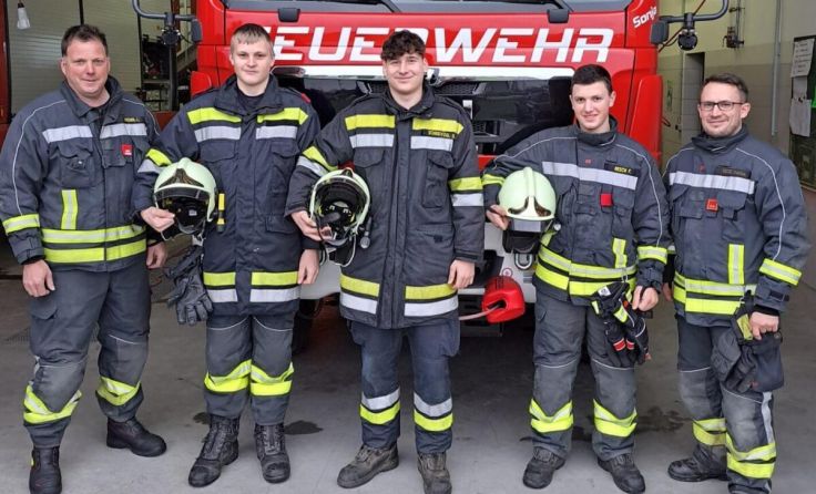 Basisausbildung in Amstetten, u.a. mit den Preinsbacher Teilnehmern. (Foto: Wolfgang Zarl)