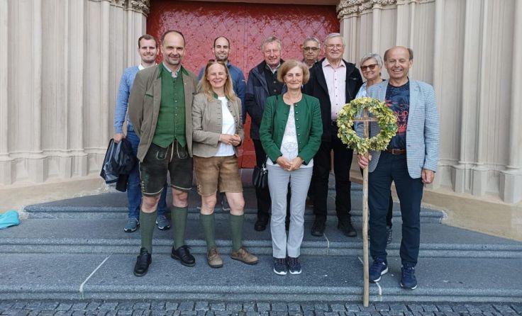Das Pilgerziel ist erreicht: die Basilika Mariazell (Foto: zVg Karl Hrubicek)