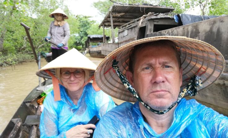 Jutta Feuerstein-Holzer und Kurt Holzer in Vietnam (Foto: Kurt Holzer)
