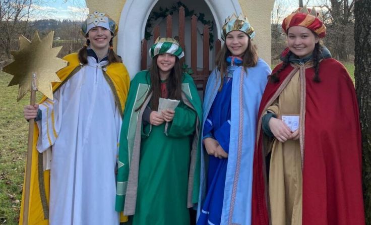 Sternsinger der Salesianerpfarre Amstetten Herz Jesu (Foto: Wolfgang Zarl)